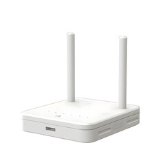 Wifi router Isolated on transparent background