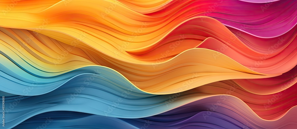 Aufkleber colorful paper texture with bright and vibrant abstract patterns perfect for design concepts and geo