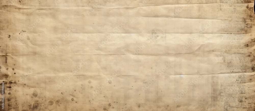 Poster image of an aged newspaper background with a blank paper texture offering ample space for adding tex