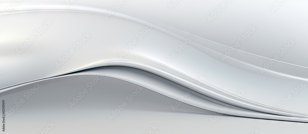 Aufkleber curved white abstract background with copy space image