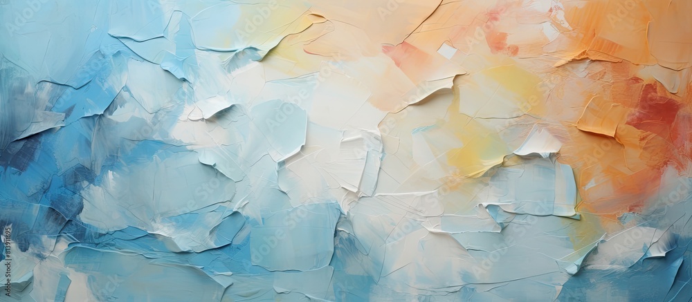 Poster the torn paper creates a visually captivating abstract background perfect for a copy space image