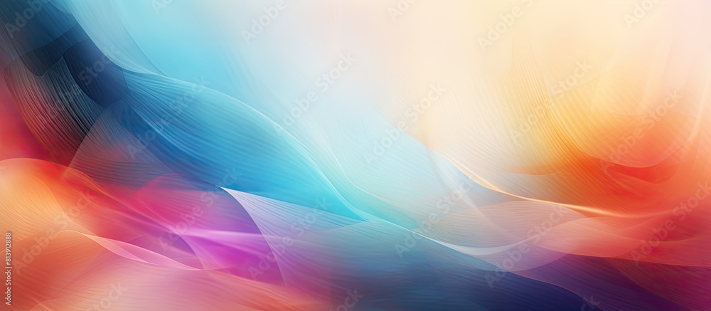 Poster a vibrant and blurred background with plenty of colorful textures perfect for a copy space image