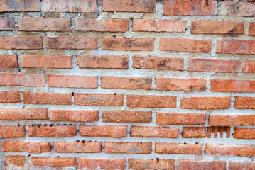 Red Bricks Wall Texture Background