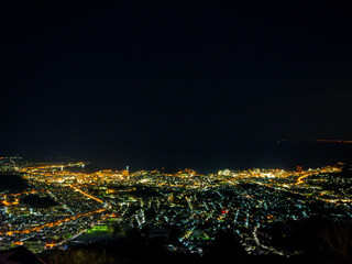 小樽の冬　天狗山から見る夜景