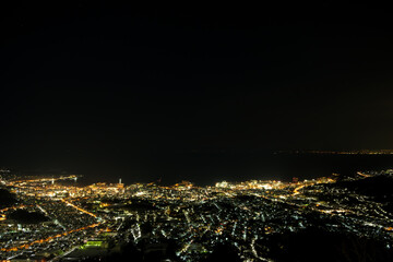Fototapeta premium 小樽の冬 天狗山から見る夜景