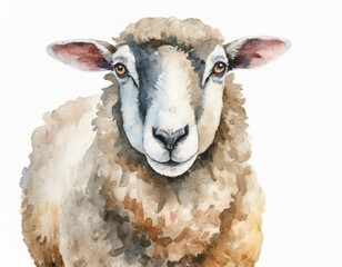 Głowa owcy ilustracja