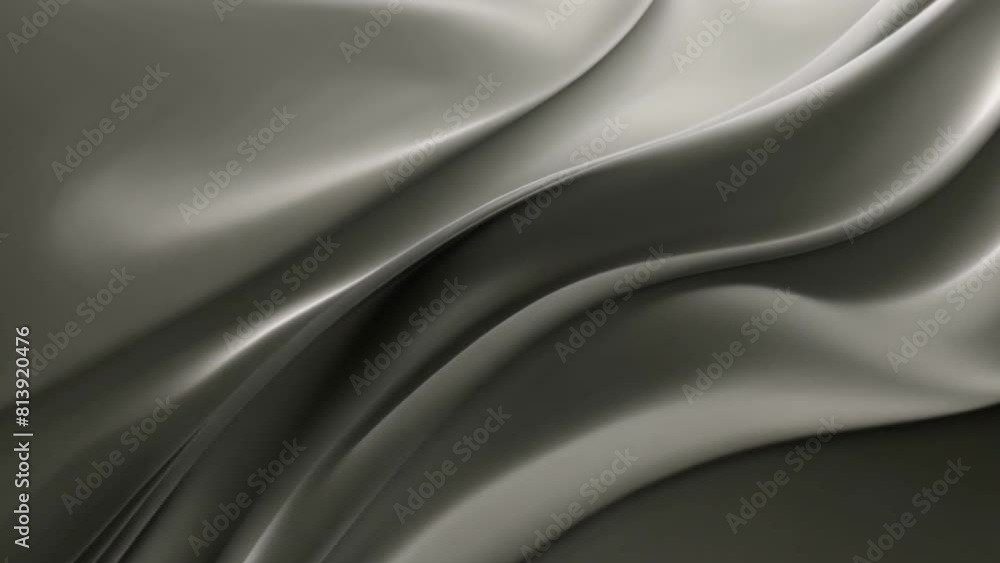 Poster a black and white abstract background featuring a wavy fabric design, creating a visually striking p