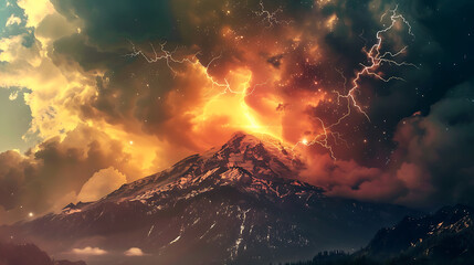 Solar storms, wallpaper,  the terrifying and beautiful natural phenomena.