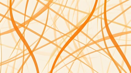 Intersecting Orange Lines A Modern and Sophisticated Abstract Pattern