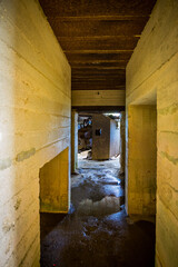Batterie de Longues-sur-Mer sur le mur de l'atlantique en Normandie