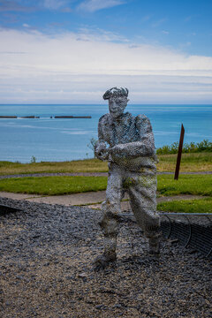 Le jardin du souvenir du D-Day &agrave; Arromanches en Normandie