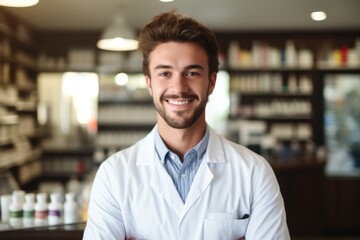 Fototapeta premium pharmacy clerk portrait concept