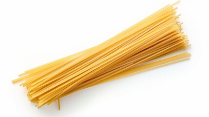 Collection of spaghetti isolated on white background. Set of multiple images. Part of series