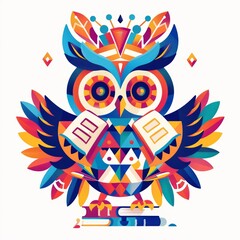 Enchanted Forest Owl Graphic