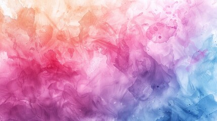 Fototapeta premium Abstract watercolor purple gradient background. Hand painted texture wallpaper with copy space for text.
