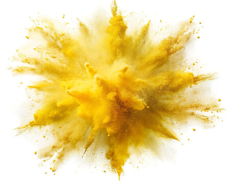yellow smoke explosion