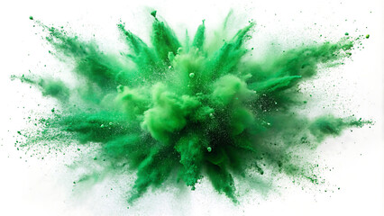 green smoke explosion