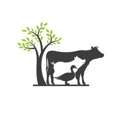 Farm logo, farm icon logo