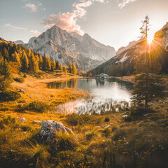 autumn in the mountains