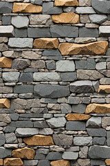 Fototapeta premium Stone wall - Generative AI