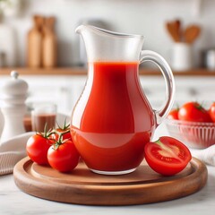 Frischer Tomatensaft