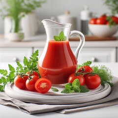 Frischer Tomatensaft