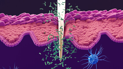 Immune System: Macrophages, Dendritic Cells, and White Blood Cells Defend Against Bacterial Infections and Pathogens