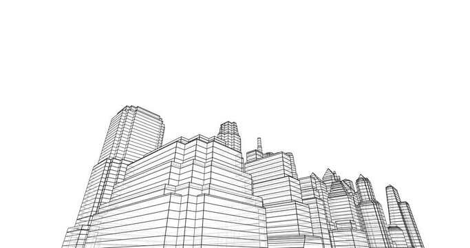 city skyscrapers