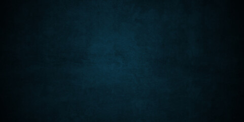 Fototapeta premium Dark blue stone wall blank backdrop light design. Dark blue or black slate background rock distress texture. High Resolution on dark black and blue Cement Texture Background.