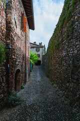The Castle of Padenghe, one of the most beautiful places to visit on Lake Garda, in the village of...