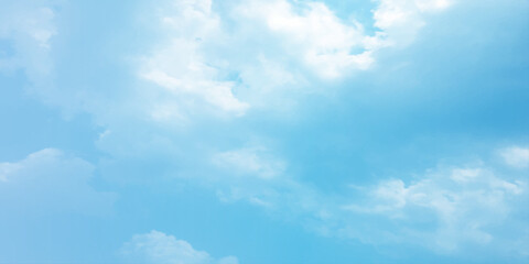blue sky clouds storm rainy day summer abstract banner background image surface vintage live love emotional canvas use space for text sunny sun effect on the clouds soft  