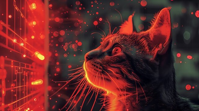 Schr�dinger's Cat Paradox: Illustration Depicts Quantum Superposition Thought Experiment