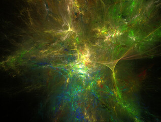 Imaginatory fractal abstract background Image