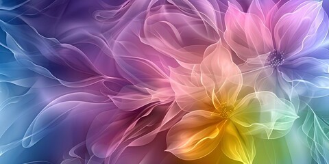 Abstract floral background with mauve pink purple and yellow tones. Concept Abstract Art, Floral Design, Color Scheme, Mauve Pink, Purple Yellow