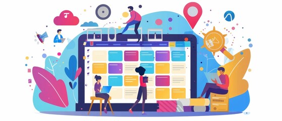 Create a content marketing calendar for a blog