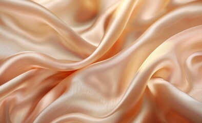 Obraz premium A smooth, uniform background with a soft gradient from light beige to rose gold.