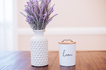 Bathroom table decoration