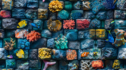 Exploring the Vibrant Undersea: A Photo Realistic Adventure of Colorful Marine Life and Underwater Treasures