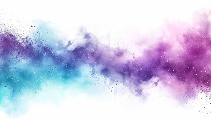 Fototapeta premium Abstract background with a soft gradient of color, purple and teal green