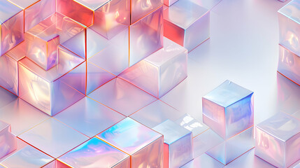 Elegant Mother of Pearl Mosaic Tiles: A Flat Design Icon Reflecting the Warmth of a Mother s Love