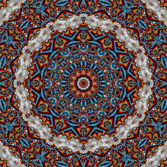 3d effect - abstract polygonal geometric color gradient pattern