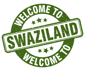 Welcome to Swaziland stamp. Swaziland round sign