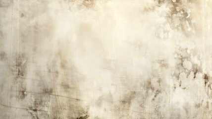 Old paper faded and worn texture background with muted colors, beige, cream white and light grey