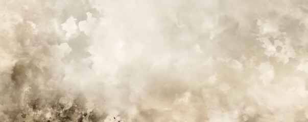 Old paper faded and worn texture background with muted colors, beige, cream white and light grey