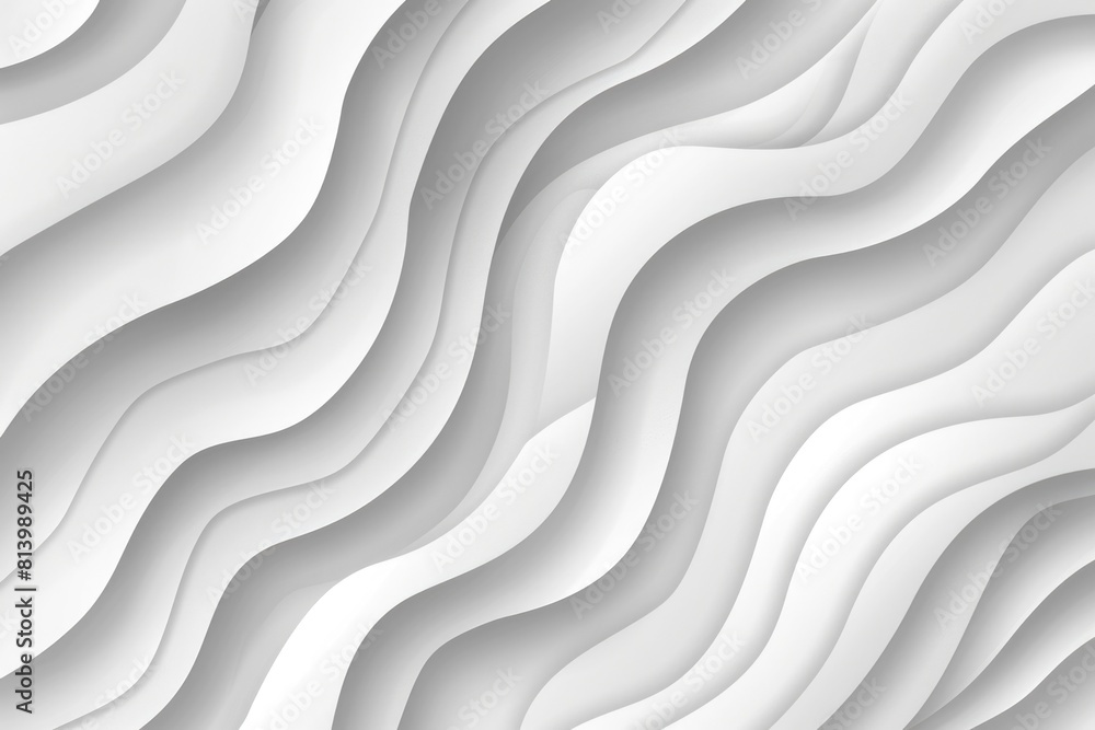 Poster A clean and modern white background with abstract wavy lines. Perfect for graphic design projects or presentations