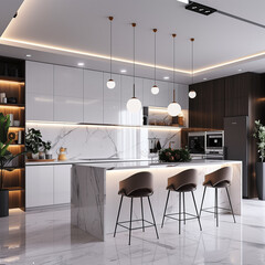 modern dining room