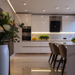 modern kitchen interior