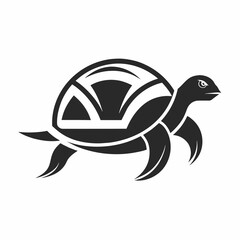 A turtle logo vector-art