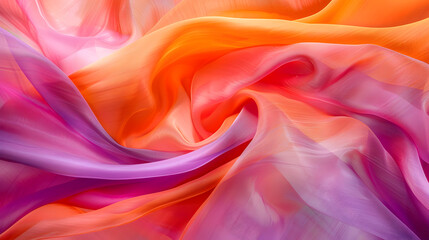 Obraz premium A colorful piece of fabric with a swirl pattern