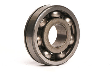 Car bearings isolated on the white background. Front view.